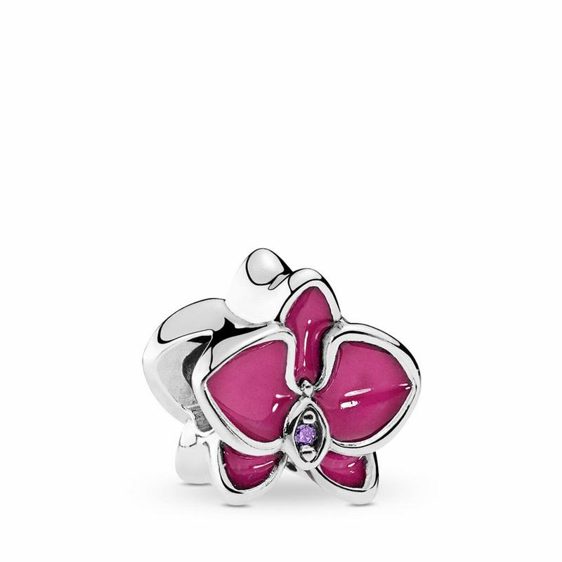 Pandora Orchid Charm Silver Egypt IC2781046